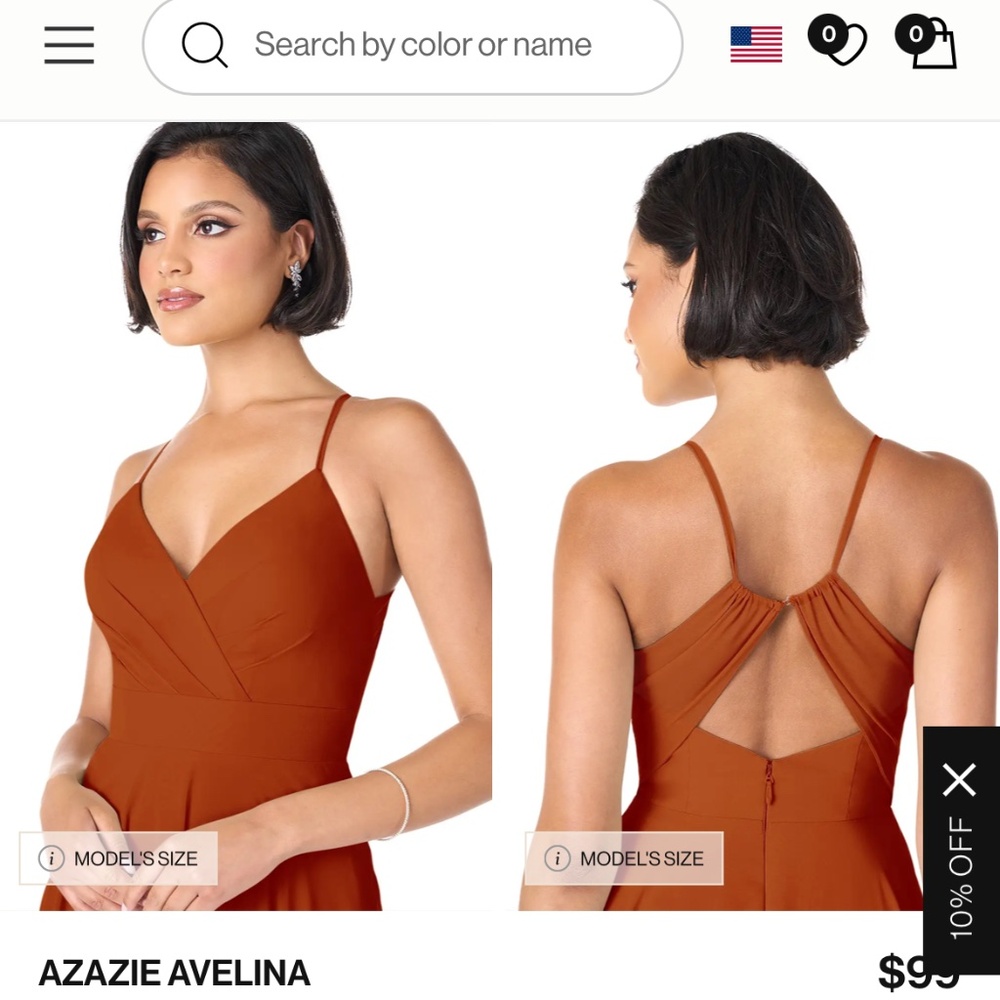 Azazie Bridesmaid dress